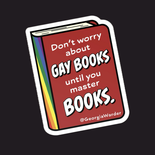 Gay Books Sticker